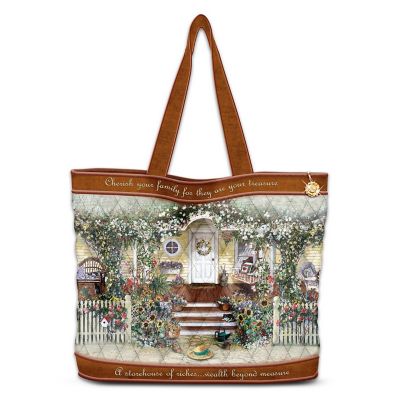 Artistic Tote Bag: Welcome Home