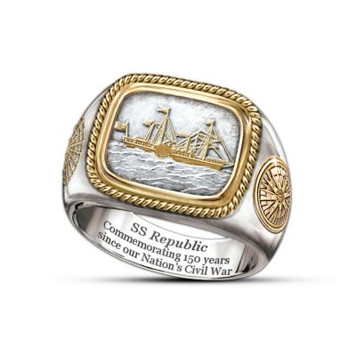 SS Republic Collector's Edition Civil War Commemorative Ring