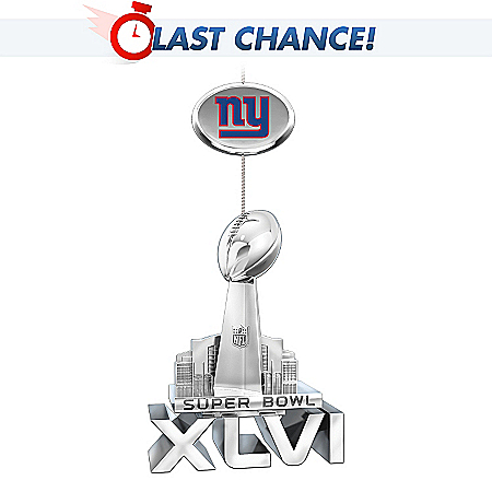 NFL New York Giants Super Bowl XLVI Championship Ornament