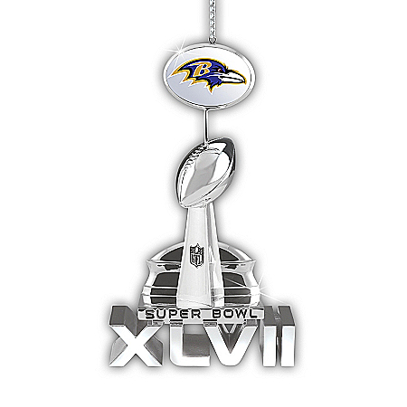 Super Bowl XLVII Championship Ornament: Baltimore Ravens
