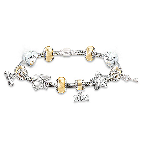 Head Of The Class: Personalized Charm Bracelet For Graduates