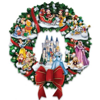 The Wonderful World Of Disney Character Christmas Wreath