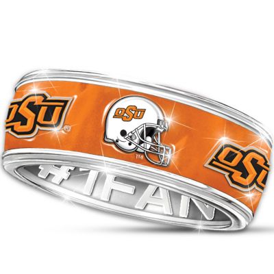 Oklahoma State Cowboys #1 Fan Spinning Ring