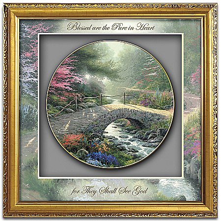 Shadowbox: Thomas Kinkade Inspirations Of Grace Shadowbox Collector Plate