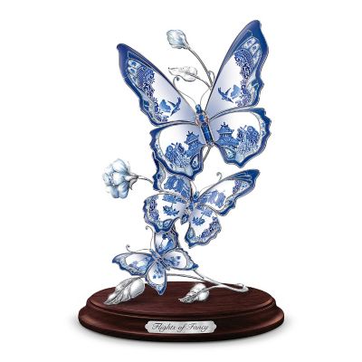 Porcelain Butterfly Sculpture: Flights Of Fancy