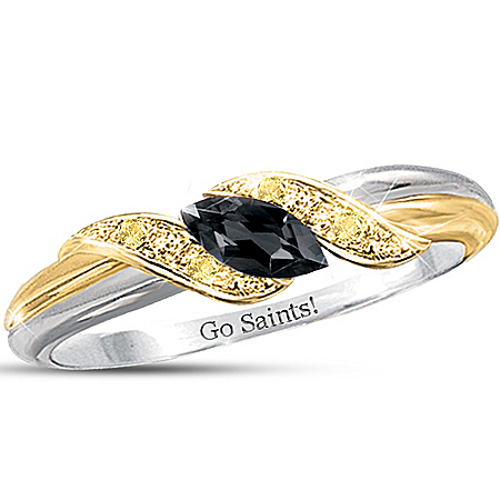 NFL Women's Embrace Ring: Pride Of New Orleans