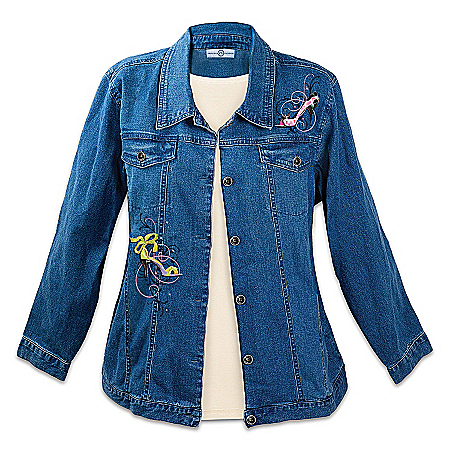 Shoe Lovers Women's Denim Jacket: Steppin' Out