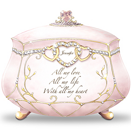 All My Love Personalized Music Box