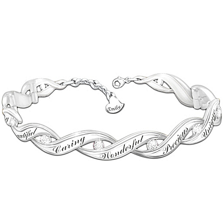 Personalized Daughter Diamond Bracelet: All That You Are
