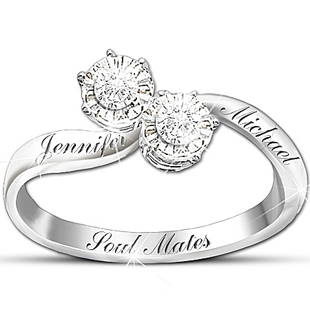 Personalized Diamond Ring: Soul Mates