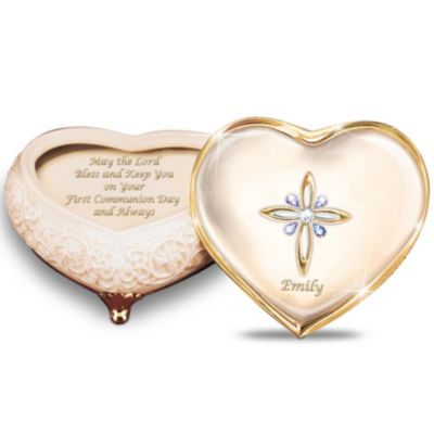 First Communion Blessings Personalized Music Box