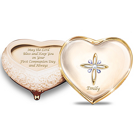 First Communion Blessings Personalized Music Box