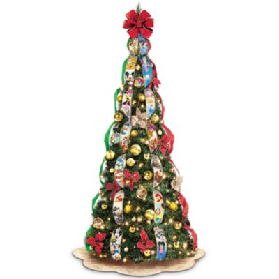 Ultimate Disney Wondrous Christmas Pre-Lit Pull-Up Christmas Tree