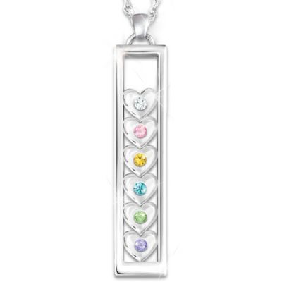 Personalized Birthstone Pendant Necklace: A Mother's Joy