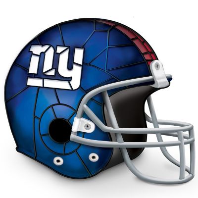 Officially Licensed New York Giants Stained-Glass Design Helmet Accent Lamp