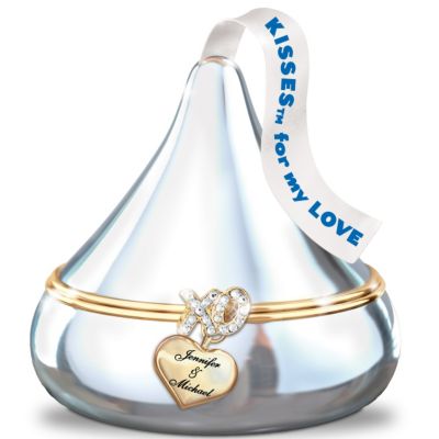 Personalized Romantic HERSHEY'S KISSES Music Box: KISSES For My Love