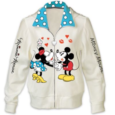 Disney Kissin' Mickey And Minnie Women's Hoodie