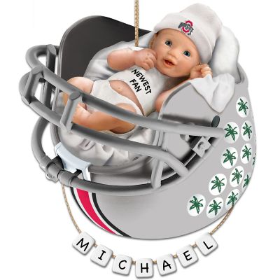 Ohio State Buckeyes Personalized Baby's First Ornament