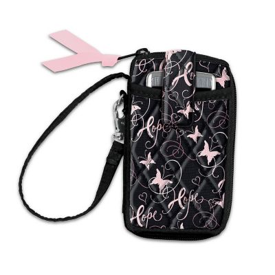 Breast Cancer Support Wristlet: Ribbons Of Hope