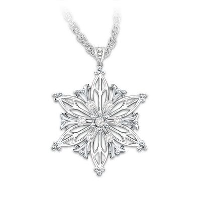 Unique As A Snowflake Diamond Pendant Necklace