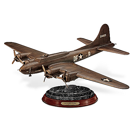 Sculpture: Memphis Belle Cold-Cast Bronze Sculpture