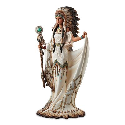 Native American-Style Sculpture: Heart of a Great Spirit