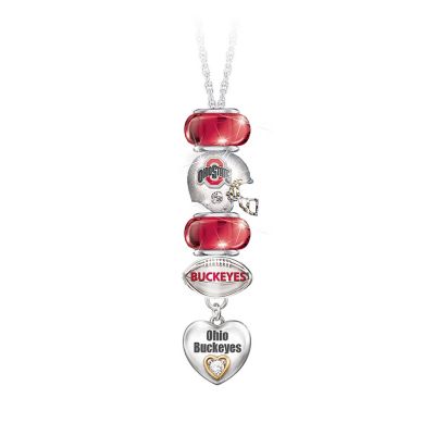 Go Buckeyes! #1 Fan Charm Necklace