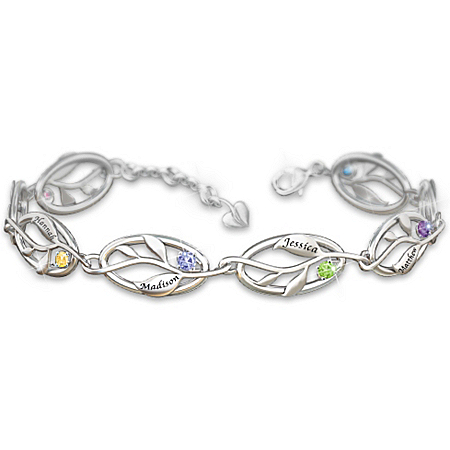 Women's Bracelet: Family Of Love Personalized Bracelet