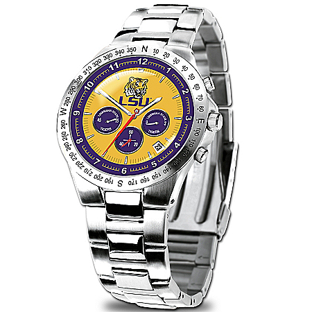 LSU Tigers Collector's Watch