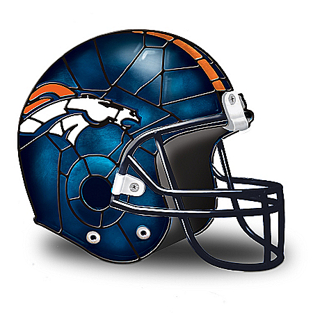 NFL Denver Broncos Accent Helmet Lamp