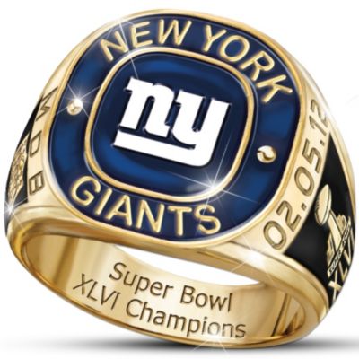 NFL New York Giants Super Bowl XLVI Champions Men's Ring