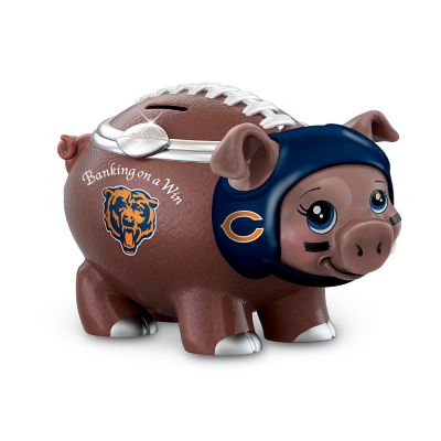 NFL Football Piggy Bank: Banking On A Win Chicago Bears