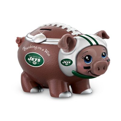 NFL Football Piggy Bank: Banking On A Win New York Jets