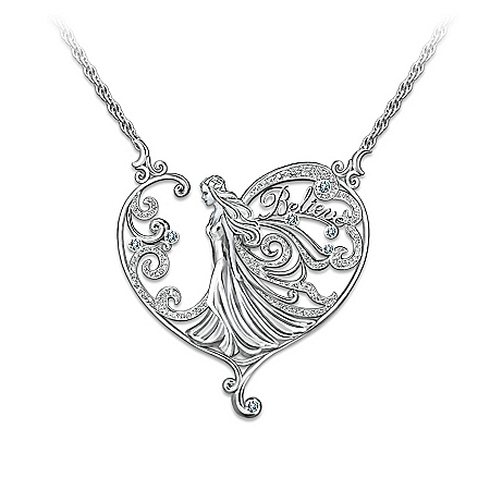 Fairy Crystal Necklace: Believe