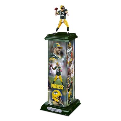 NFL Trophy Sculpture: Aaron Rodgers Legend In Action