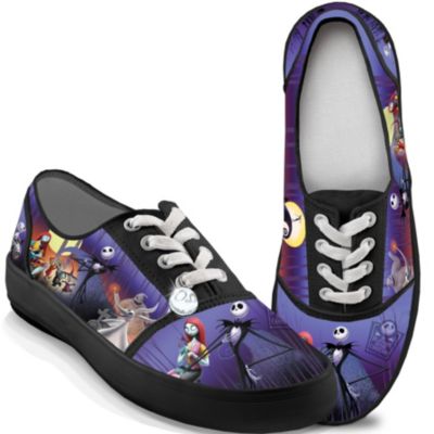 Tim Burtons The Nightmare Before Christmas Canvas Art Womens Shoes