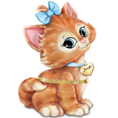 Granddaughter, You're Purrrfect Personalized Kitten Music Box