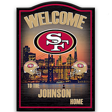 Personalized Wall Decor: San Francisco 49ers