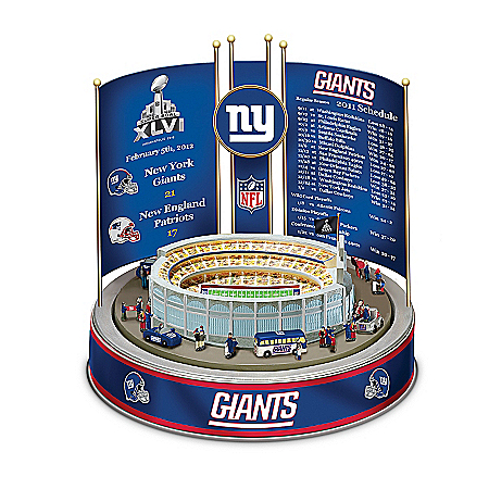 NFL New York Giants Super Bowl XLVI Championship Carousel