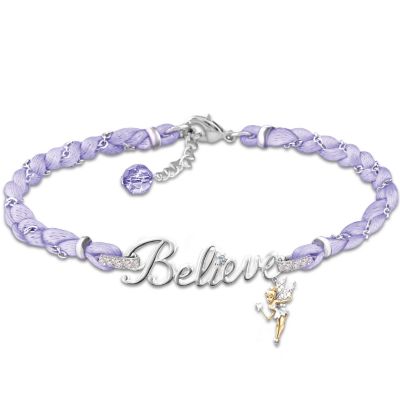 Disney Tinker Bell Believe Crystal Bracelet