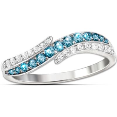 Ring: Tranquil Reflections Contemporary Diamonesk Ring