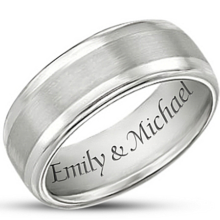 Mens Ring: Our Forever Love Personalized Ring