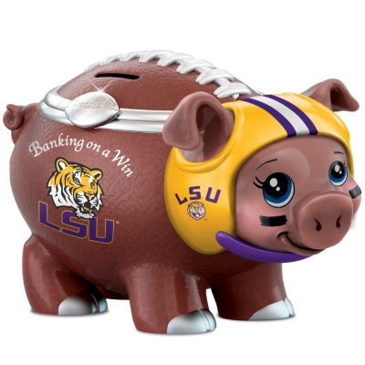 Louisiana State University Football Fan Piggy Bank: Banking On A Win