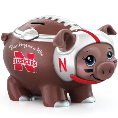 University Of Nebraska Football Fan Piggy Bank: Banking On A Win