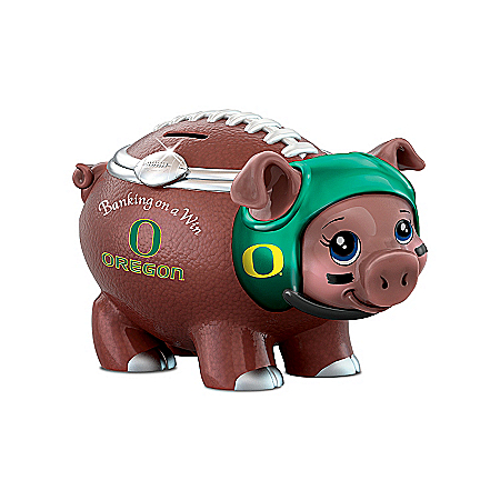 University Of Oregon Football Fan Piggy Bank: Banking On A Win
