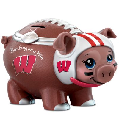 University Of Wisconsin Football Fan Piggy Bank: Banking On A Win