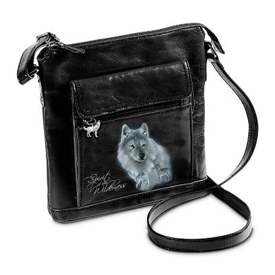 Wolf Art Crossbody Bag: Spirit Of The Wilderness