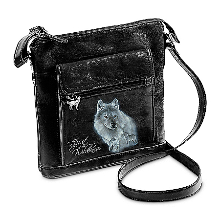 Wolf Art Crossbody Bag: Spirit Of The Wilderness