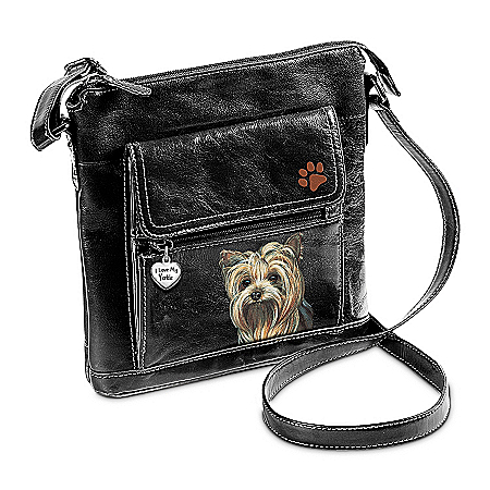 I Love My Yorkie Crossbody Bag