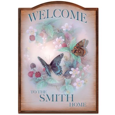 Lena Liu Personalized Welcome Sign Wall Decor